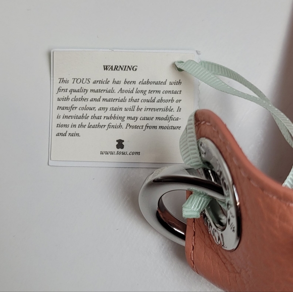 TOUS Orange Leather Leissa Shoulder Bag - Picture 9 of 12